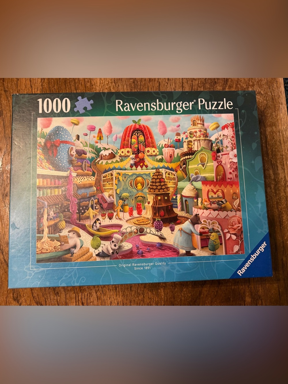 Ravensburger 1000 piece Puzzle - Colorful Sweet Street image